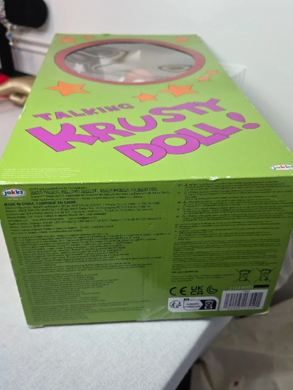 Talking Krusty Doll! EUC in Original Box